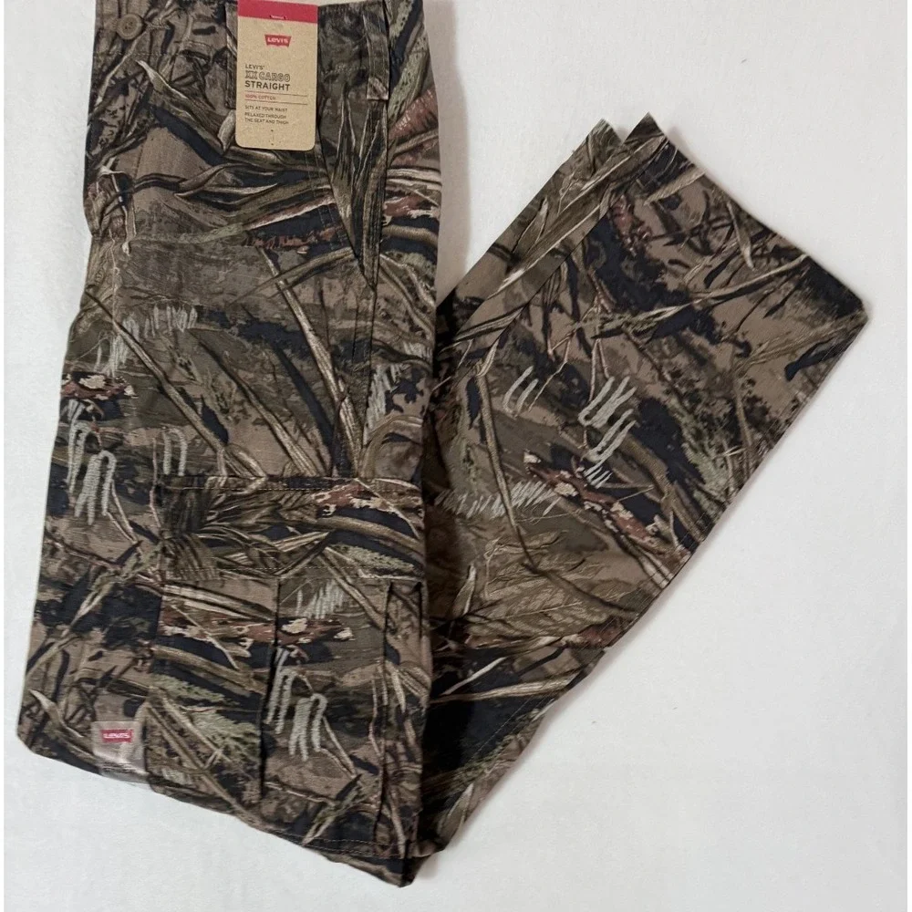 Levi's Men's XX Cargo Straight Leg‎ Relaxed Fit 100% Cotton Pants US Size 29x32